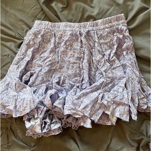 Light purple mini skirt, worn couple of times